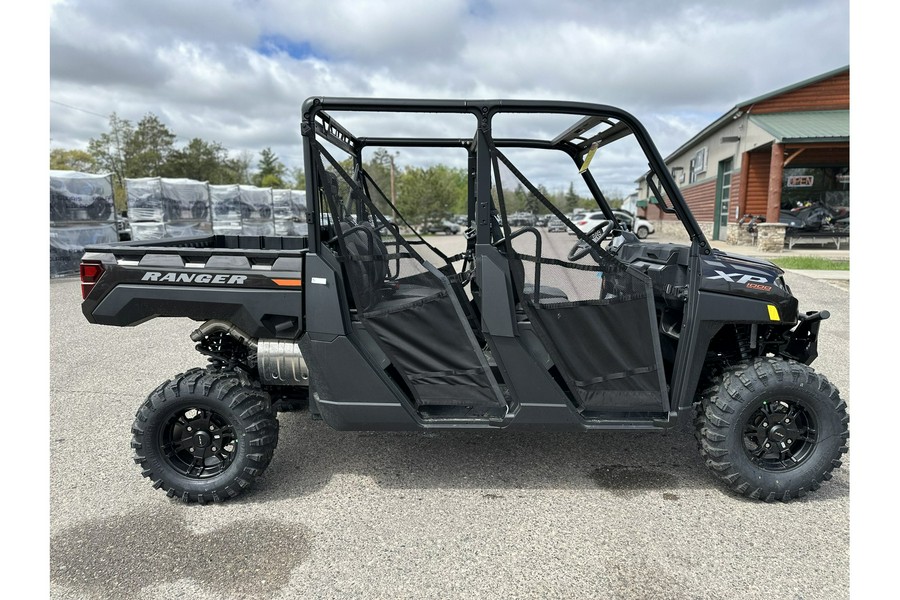 2024 Polaris Industries RANGER CREW XP 1000 PREMIUM - SUPER GRAPHITE W/ORANGE BURST