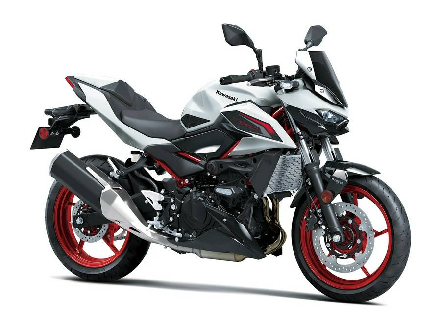 2026 Kawasaki Z500 SE ABS Pearl Blizzard White/Ebony - 109486
