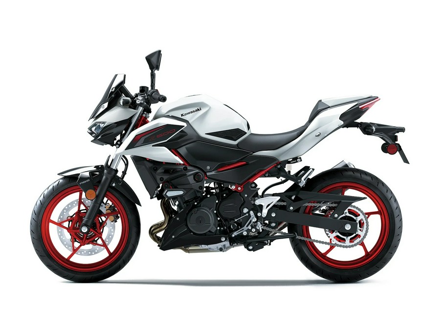 2026 Kawasaki Z500 SE ABS Pearl Blizzard White/Ebony - 109486