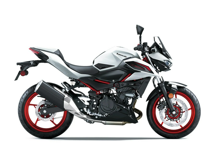 2026 Kawasaki Z500 SE ABS Pearl Blizzard White/Ebony - 109486