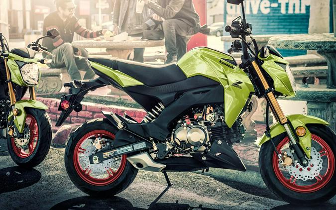 2026 Kawasaki Z125 PRO CA Cypher Camo Beige