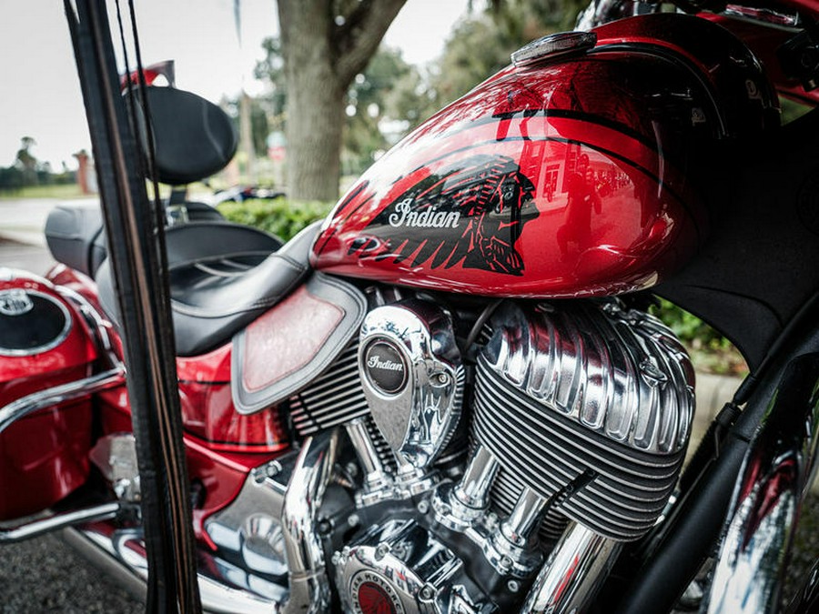 2017 Indian Motorcycle® Chieftain® Elite Fireglow Red Candy w/ Marble Accents