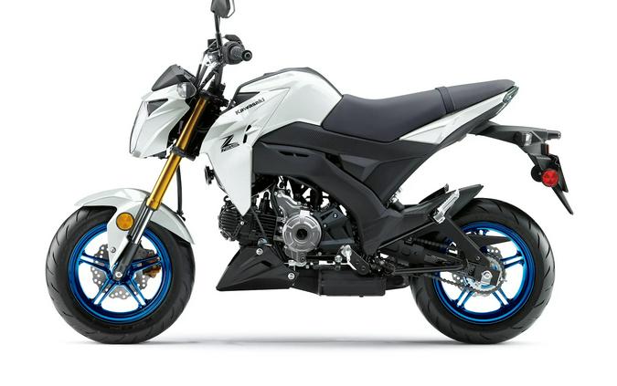 2026 Kawasaki Z125 PRO CA Pearl Robotic White