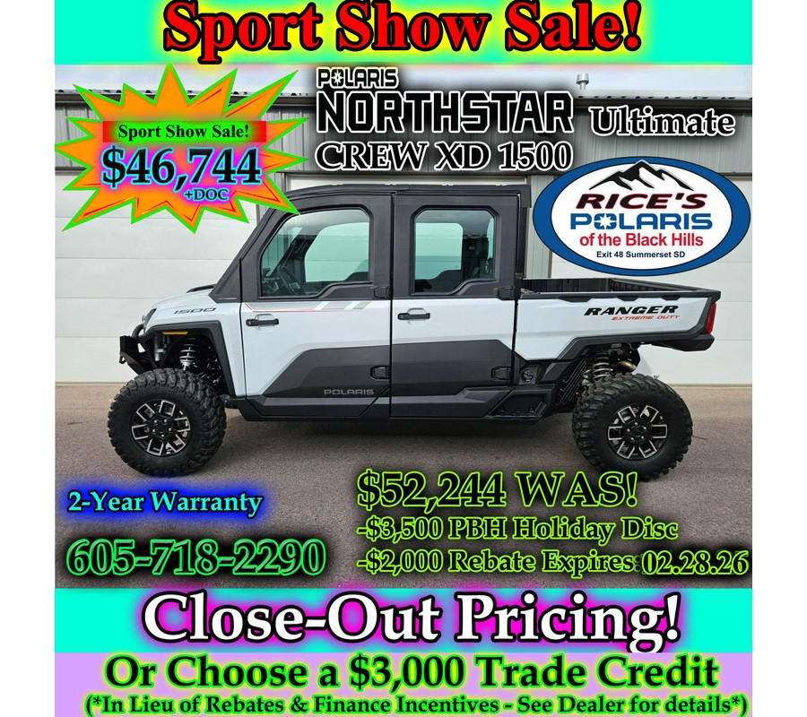 2025 Polaris Ranger Crew XD 1500 Northstar Edition Ultimate