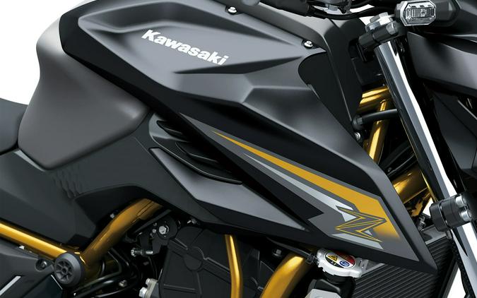 2026 Kawasaki Z650 S ABS CA Metallic Matte Graphenesteel Gray/Metallic Flat Spark Black