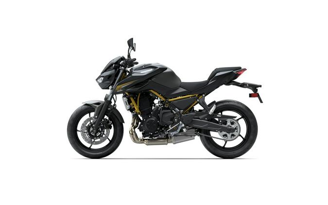 2026 Kawasaki Z650 S ABS CA Metallic Matte Graphenesteel Gray/Metallic Flat Spark Black