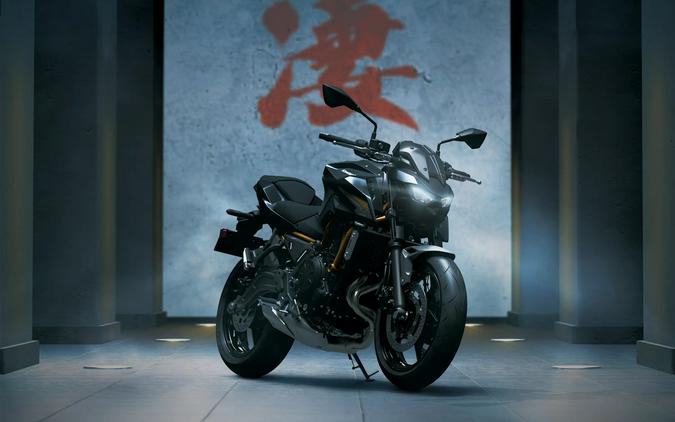 2026 Kawasaki Z650 S ABS CA Metallic Matte Graphenesteel Gray/Metallic Flat Spark Black
