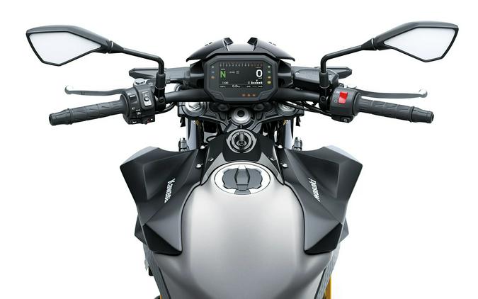 2026 Kawasaki Z650 S ABS CA Metallic Matte Graphenesteel Gray/Metallic Flat Spark Black