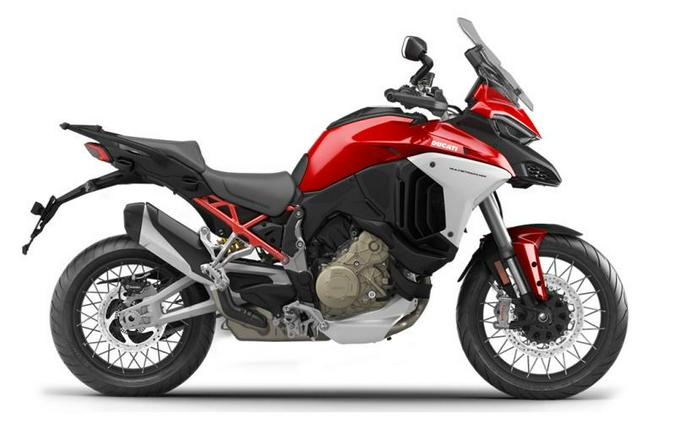 2022 Ducati Multistrada V4S Ducati Red / Spoked Wheels