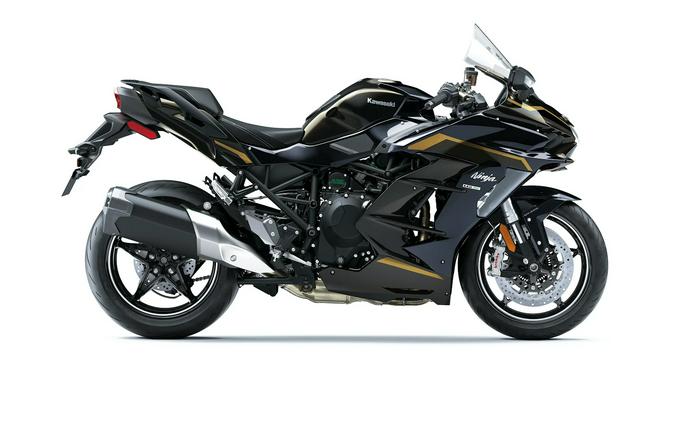 2026 Kawasaki Ninja H2 SX SE ABS CA Metallic Brilliant Golden Black/Metallic Diablo Black