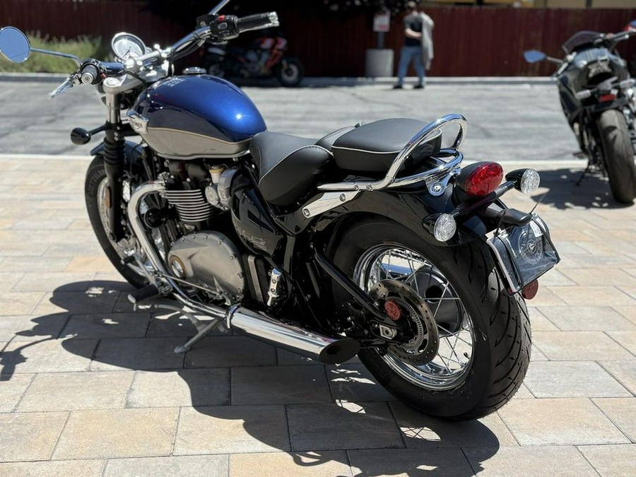 2025 Triumph Bonneville Speedmaster Pacific Blue / Silver Ice