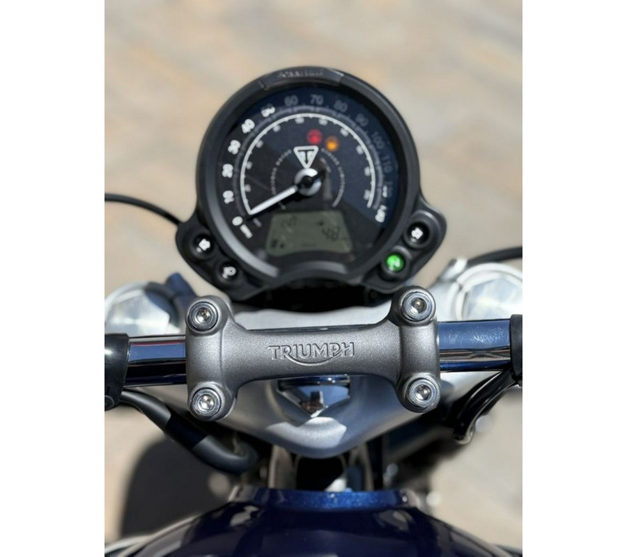 2025 Triumph Bonneville Speedmaster Pacific Blue / Silver Ice