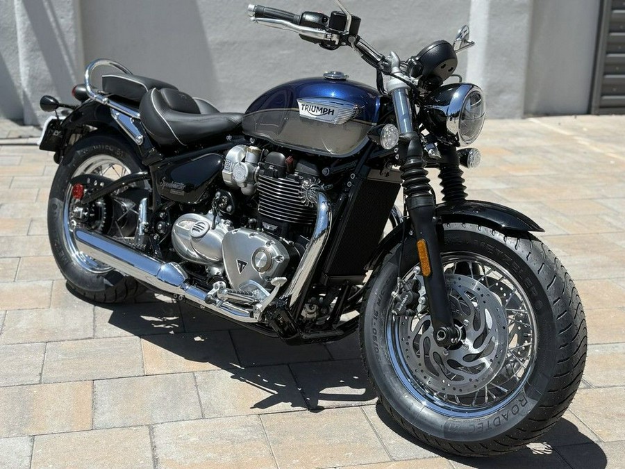 2025 Triumph Bonneville Speedmaster Pacific Blue / Silver Ice