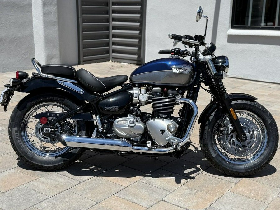 2025 Triumph Bonneville Speedmaster Pacific Blue / Silver Ice