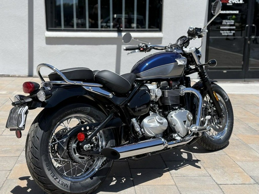 2025 Triumph Bonneville Speedmaster Pacific Blue / Silver Ice