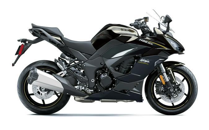 2026 Kawasaki Ninja 1100SX ABS Metallic Brilliant Golden Black/Metallic Carbon Gray
