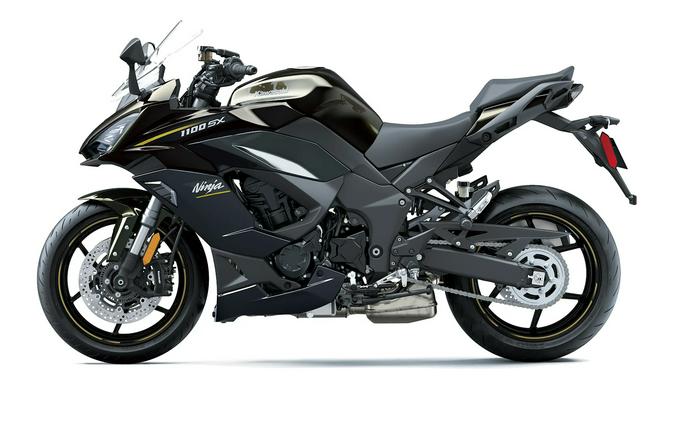 2026 Kawasaki Ninja 1100SX ABS Metallic Brilliant Golden Black/Metallic Carbon Gray