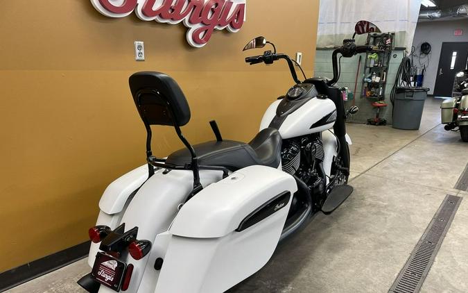 2020 Indian Motorcycle® Springfield® Dark Horse® White Smoke
