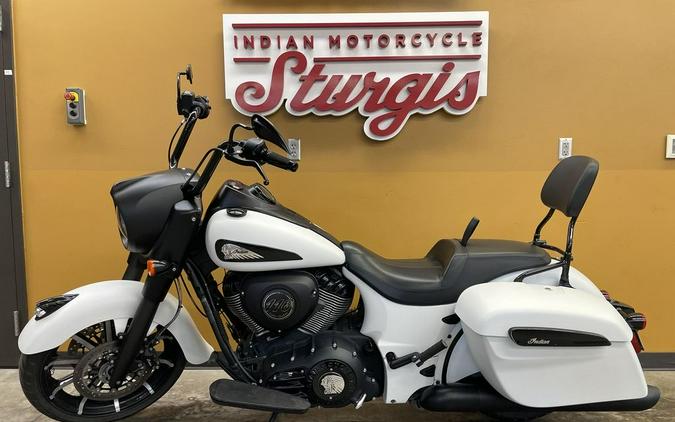 2020 Indian Motorcycle® Springfield® Dark Horse® White Smoke