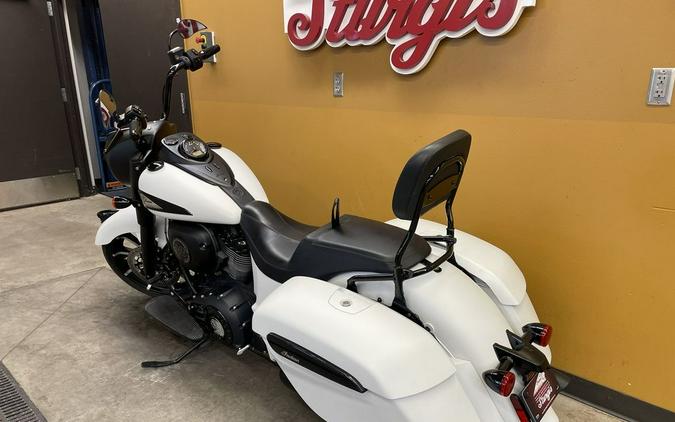 2020 Indian Motorcycle® Springfield® Dark Horse® White Smoke