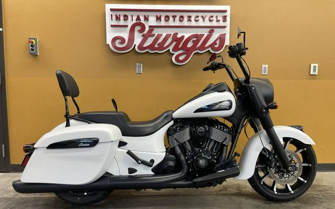 2020 Indian Motorcycle® Springfield® Dark Horse® White Smoke