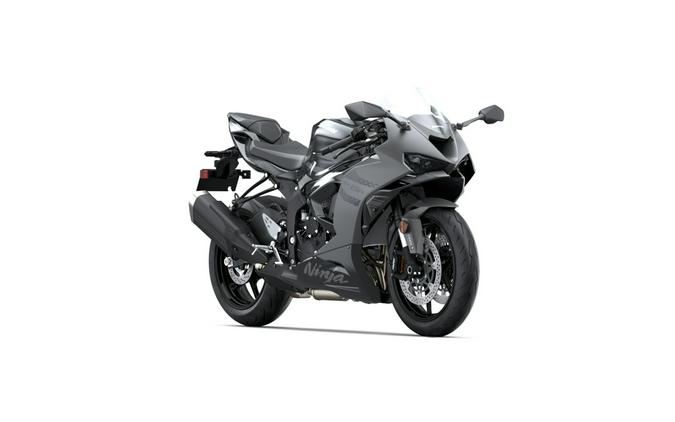 2026 Kawasaki NINJA ZX-6R ABS CA Metallic Matte Graphenesteel Gray/Metallic Spark Black/Pearl Storm Gray