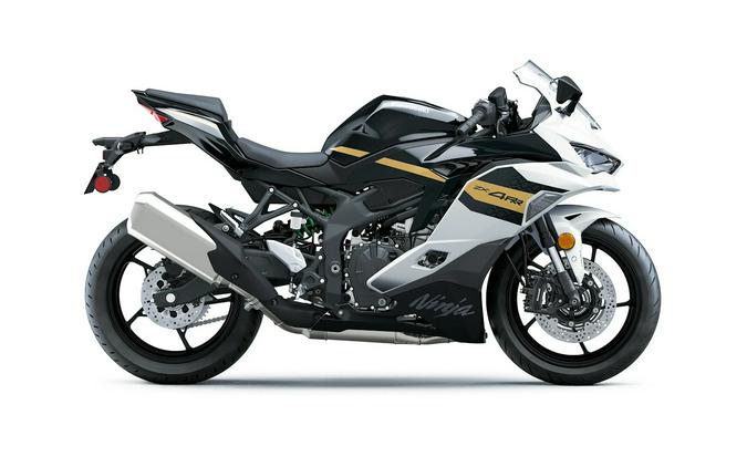 2026 Kawasaki NINJA ZX-4RR ABS Pearl Robotic White/Metallic Spark Black