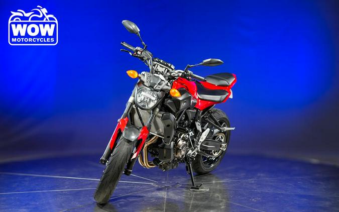 2017 Yamaha FZ 07 FZ-07 FZ7 700 FZ07 ABS