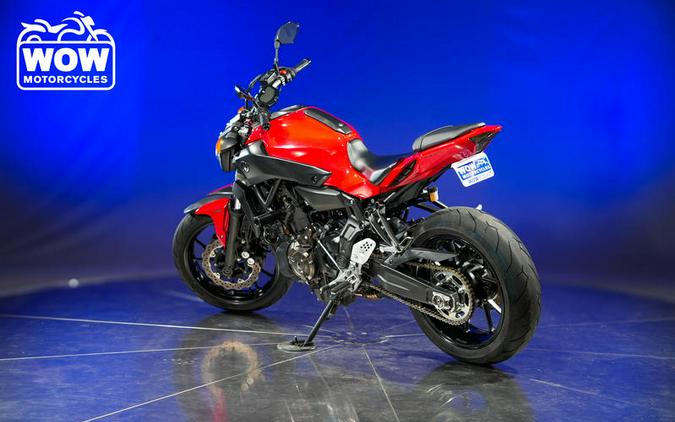 2017 Yamaha FZ 07 FZ-07 FZ7 700 FZ07 ABS