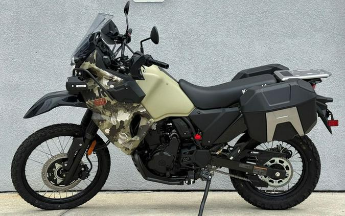 2026 Kawasaki KLR650 Adventure ABS Cypher Camo Beige