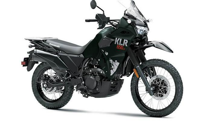 2025 Kawasaki KLR®650 S Metallic Matte Old School Green ABS