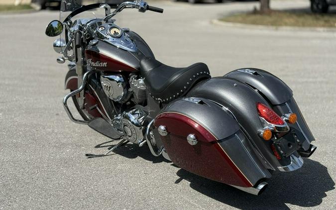 2019 Indian Springfield Steel Gray / Burgundy Metallic Metallic Jade Thunder Black