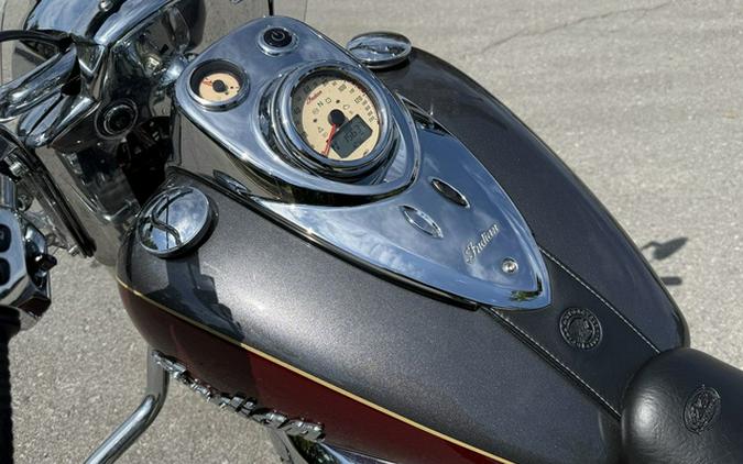 2019 Indian Springfield Steel Gray / Burgundy Metallic Metallic Jade Thunder Black