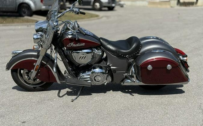 2019 Indian Springfield Steel Gray / Burgundy Metallic Metallic Jade Thunder Black