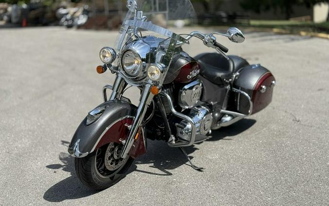 2019 Indian Springfield Steel Gray / Burgundy Metallic Metallic Jade Thunder Black