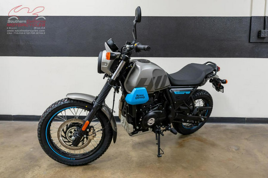 2023 Royal Enfield Scram 411 Graphite Blue