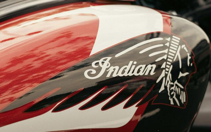 2025 Indian Motorcycle® 101 Scout® Sunset Red Metallic with Graphics