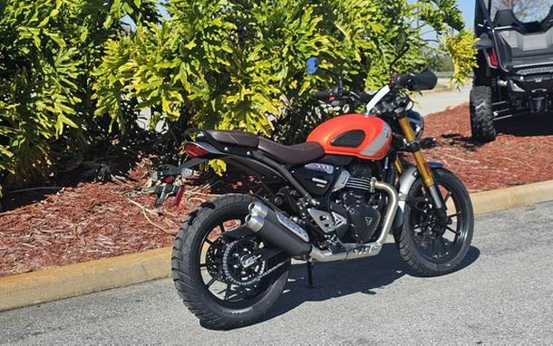 2026 Triumph Scrambler 400 X Baja Orange/Aluminium X