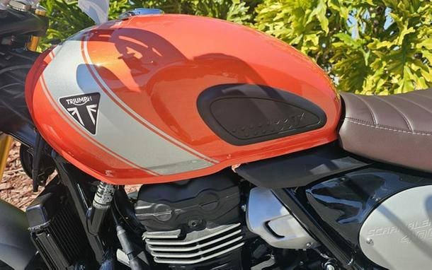 2026 Triumph Scrambler 400 X Baja Orange/Aluminium X