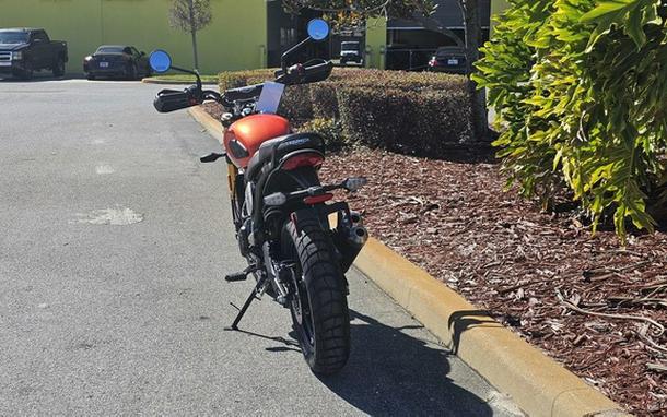 2026 Triumph Scrambler 400 X Baja Orange/Aluminium X