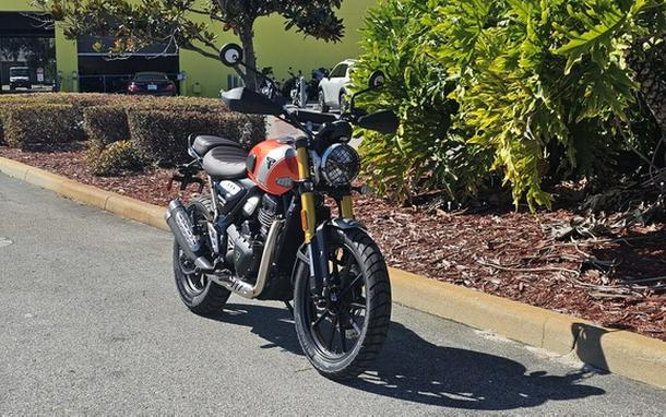 2026 Triumph Scrambler 400 X Baja Orange/Aluminium X