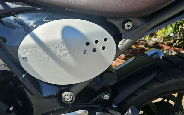 2026 Triumph Scrambler 400 X Baja Orange/Aluminium X