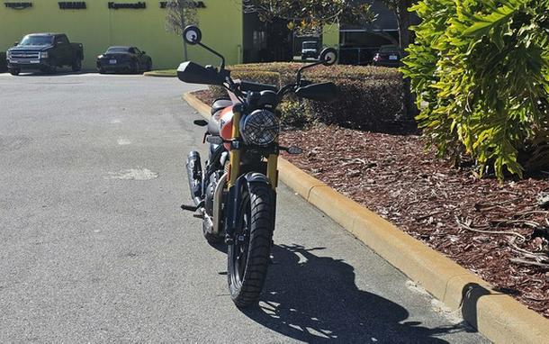 2026 Triumph Scrambler 400 X Baja Orange/Aluminium X