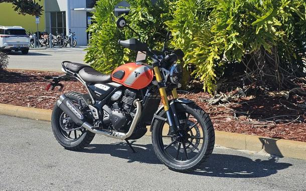 2026 Triumph Scrambler 400 X Baja Orange/Aluminium X