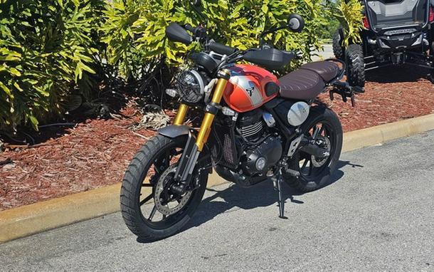 2026 Triumph Scrambler 400 X Baja Orange/Aluminium X