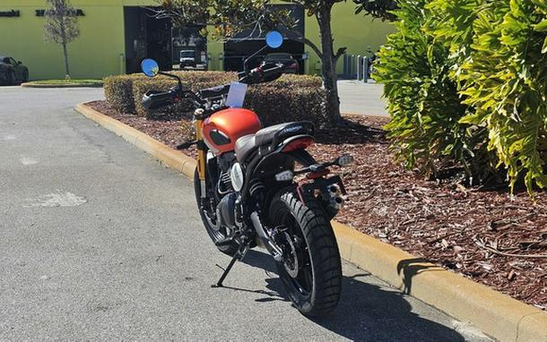 2026 Triumph Scrambler 400 X Baja Orange/Aluminium X