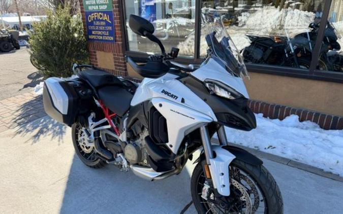 2024 Ducati Multistrada V4 S Travel & Radar Iceberg White