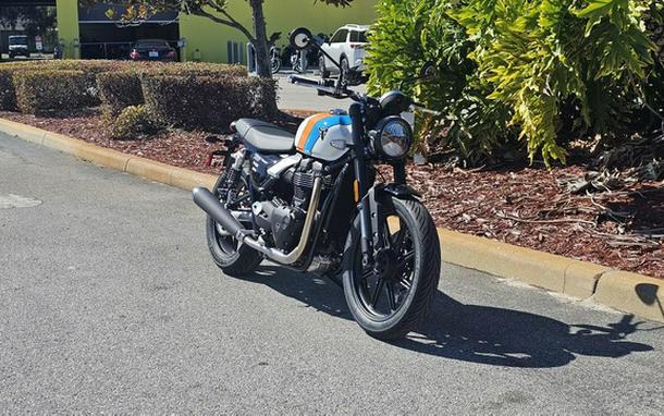 2026 Triumph Speed Twin 900 Pure White/Maui Blue/Tangerine Oran