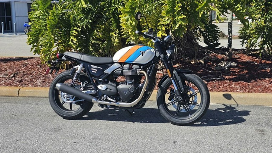 2026 Triumph Speed Twin 900 Pure White/Maui Blue/Tangerine Oran