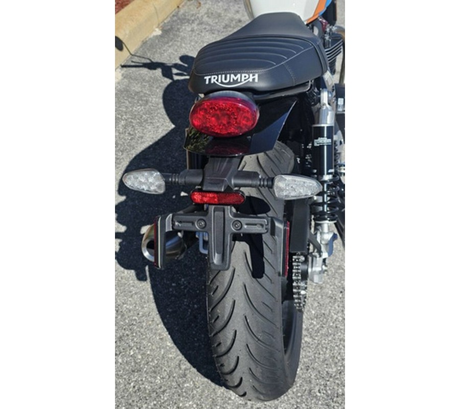 2026 Triumph Speed Twin 900 Pure White/Maui Blue/Tangerine Oran